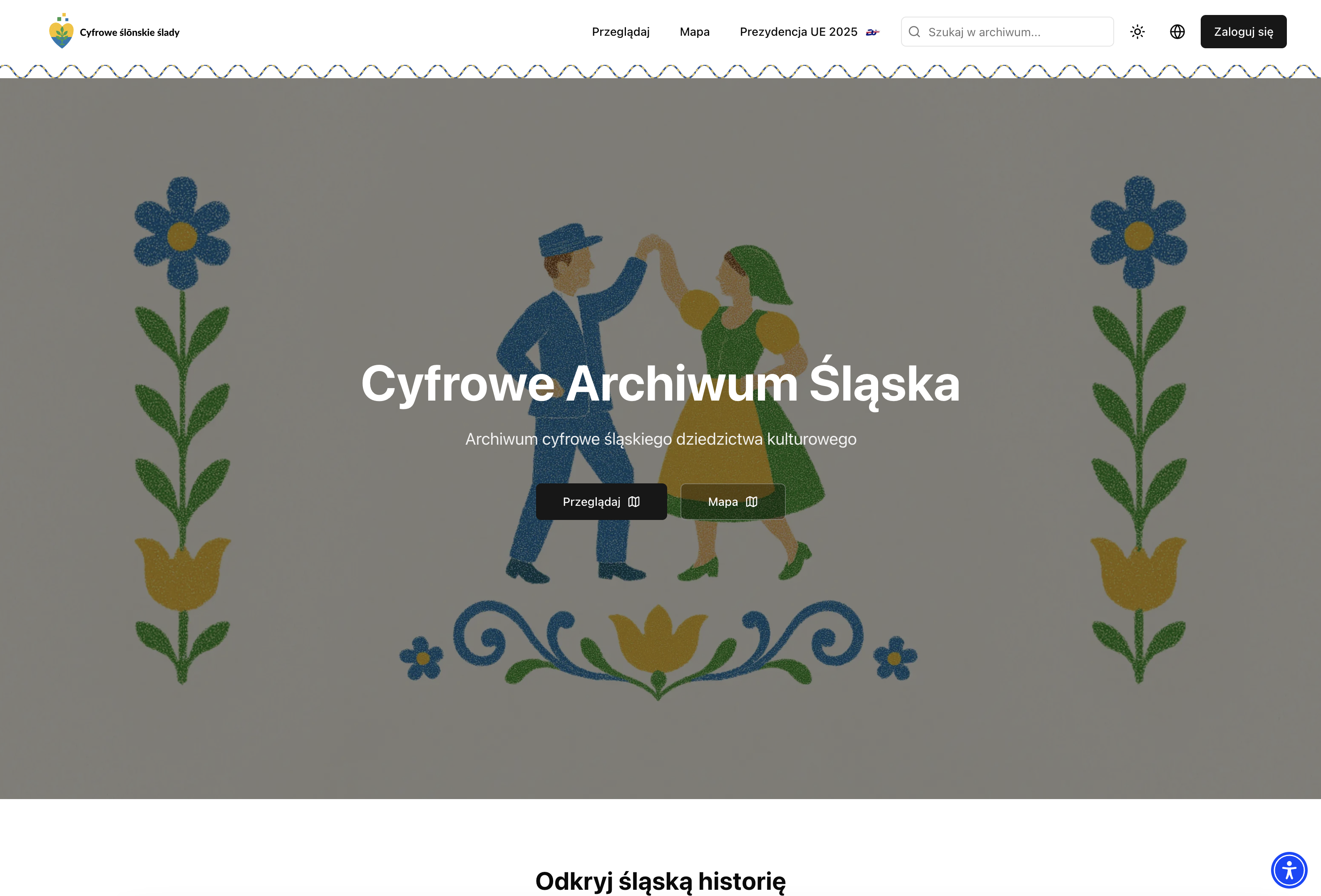 Śląskie Ślady – ekran 1